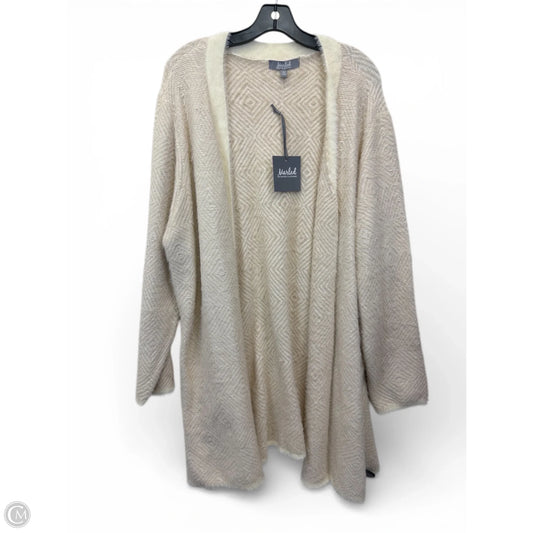Sweater Cardigan By Marled In Tan, Size: 3x
