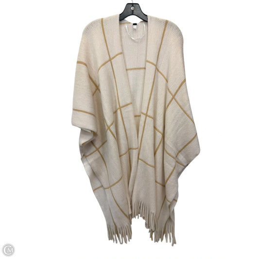 Shawl By Lane Bryant In Cream & Tan, Size: Osfm