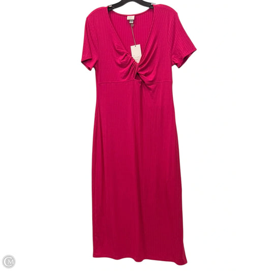 Dress Casual Maxi By A New Day In Pink, Size: M