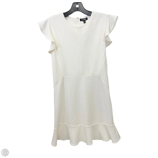 Dress Casual Midi By Express In Cream, Size: S