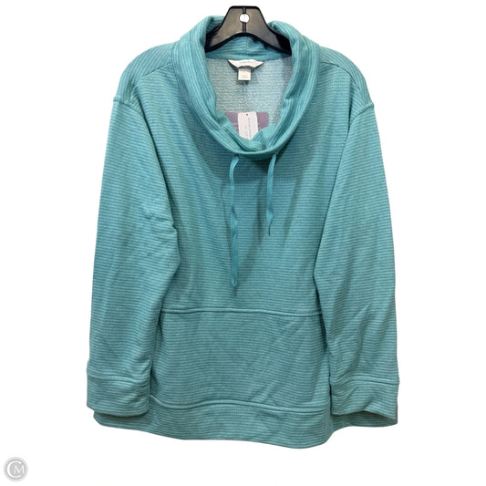 Top Long Sleeve By Cj Banks In Teal, Size: 0x