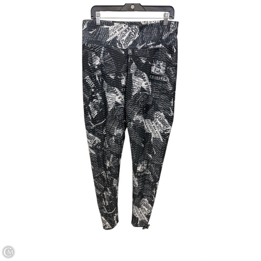 Pants Joggers By new look In Black & White, Size: 2x