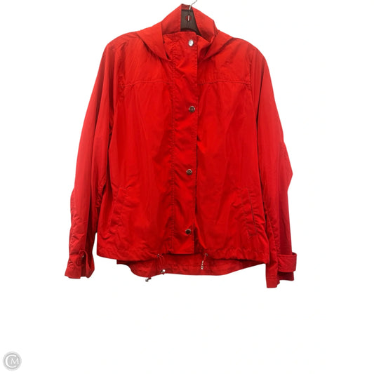 Jacket Windbreaker By Love Tree In Red, Size: M