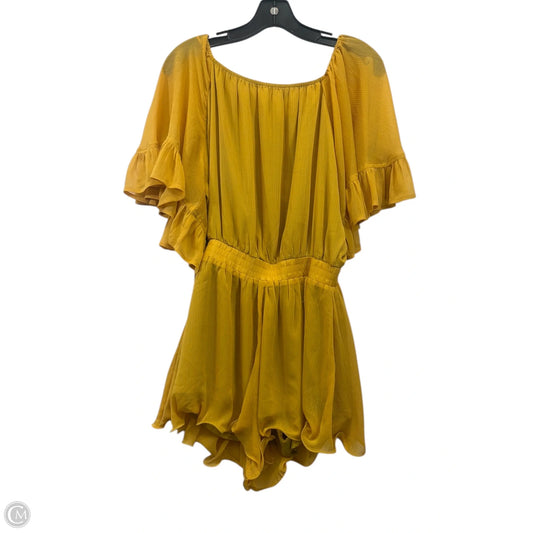 Romper By Endless Rose In Yellow, Size: M