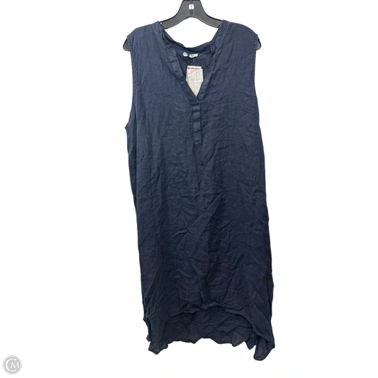 Dress Casual Midi By Rosemarie In Blue, Size: 2x