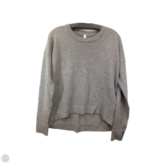 Sweater By Lululemon In Grey, Size: 10