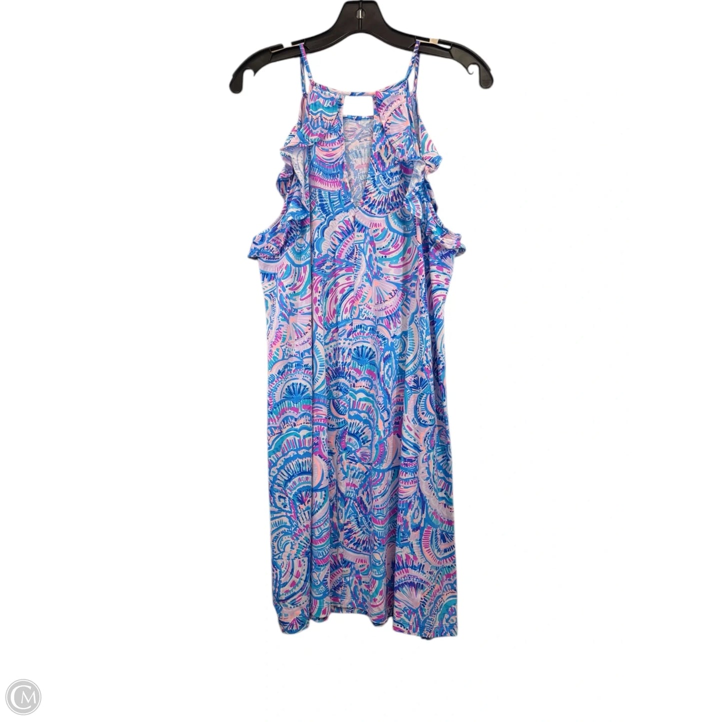 Dress Designer By Lilly Pulitzer In Blue & Purple, Size: L