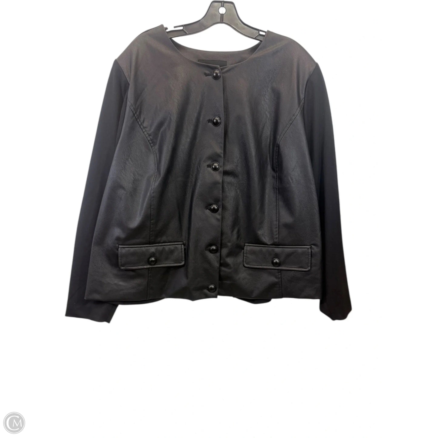 Jacket Moto By Torrid In Black, Size: 4x