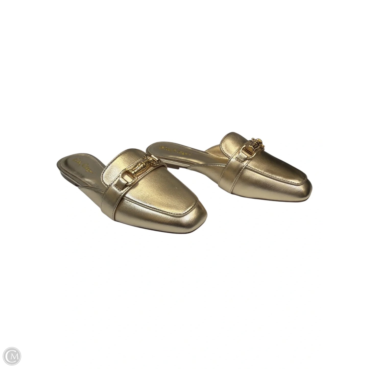 Shoes Designer By Lilly Pulitzer In Gold, Size: 8