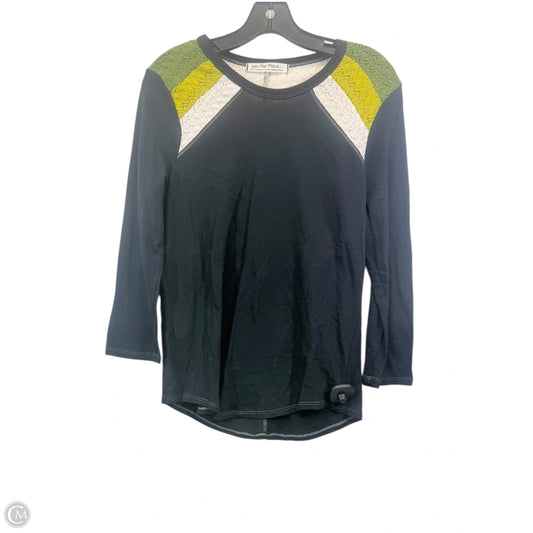 Top Long Sleeve By We The Free In Black & Green, Size: Xl