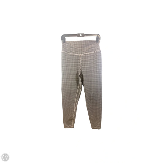 Athletic Leggings By Ypb In Black & Tan, Size: L