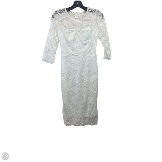 Dress Party Midi By Shein In White, Size: S