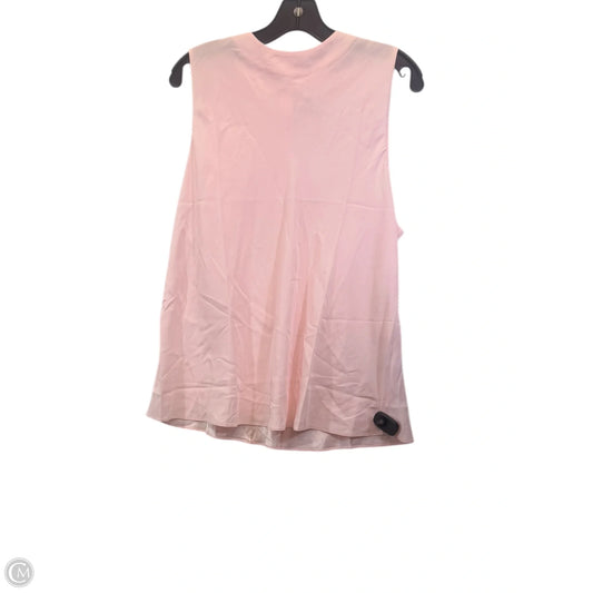 Top Sleeveless By Banana Republic In Pink, Size: L