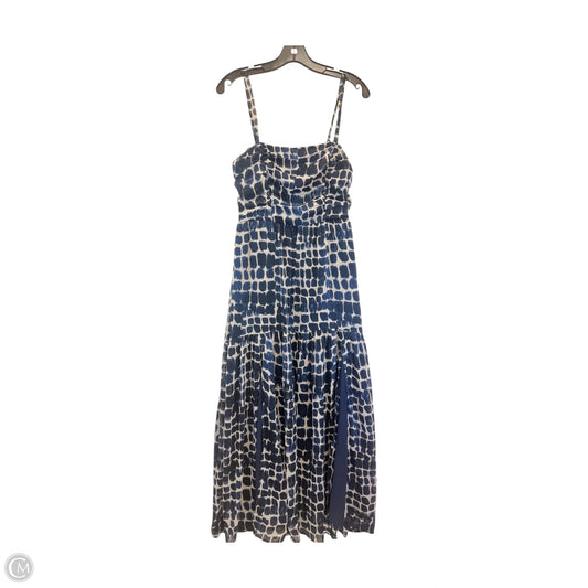 Dress Casual Maxi By Socialite In Blue & White, Size: M