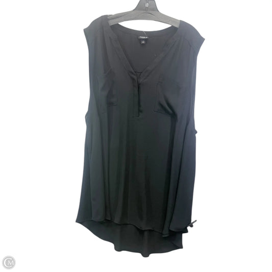 Top Short Sleeve By Torrid In Black, Size: 4x
