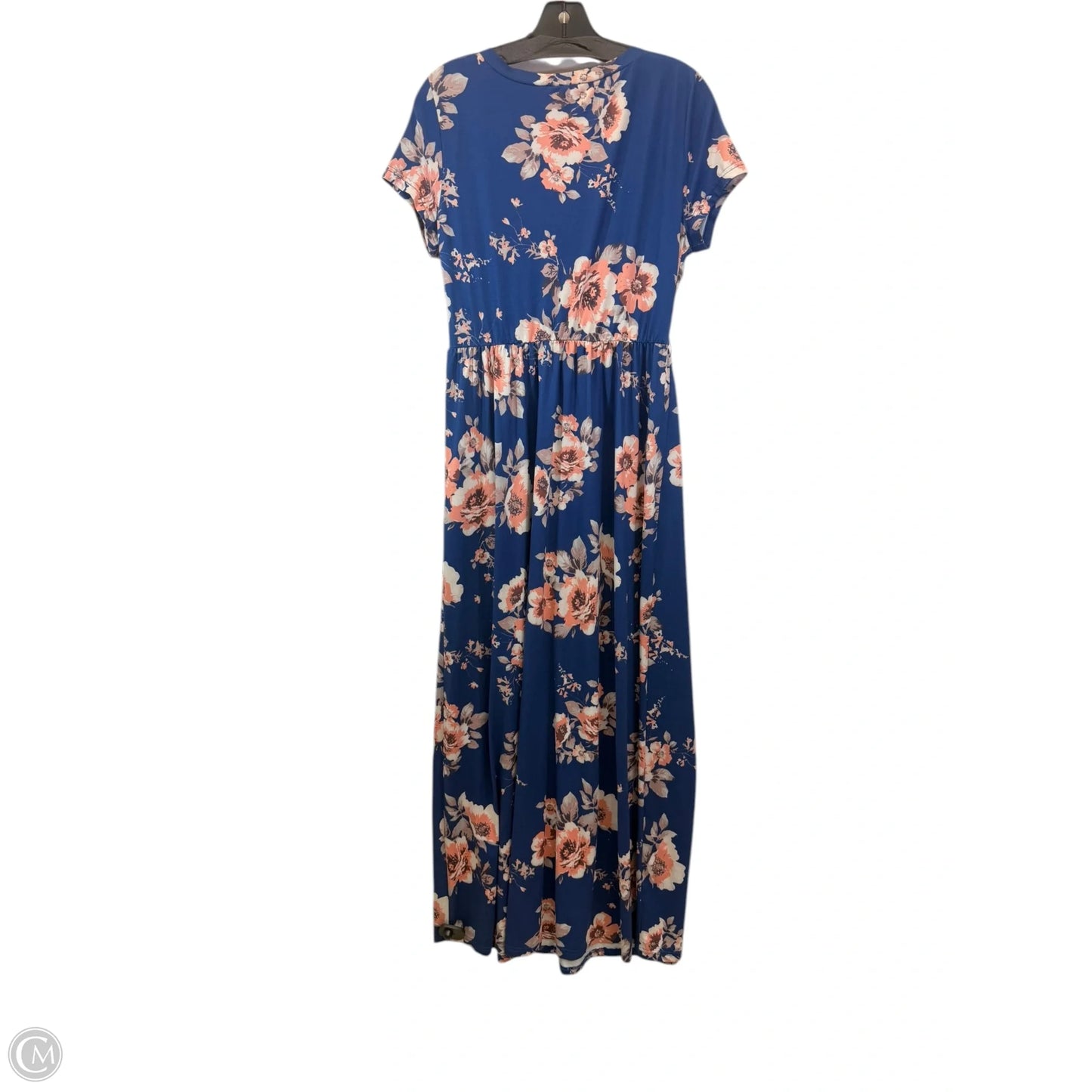 Dress Casual Maxi By Kranda In Floral Print, Size: Xl