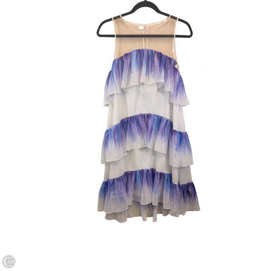 Dress Party Midi By Nha Chanh In Purple & White, Size: 8