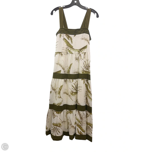Dress Casual Maxi By By the River In Green & Tan, Size: M
