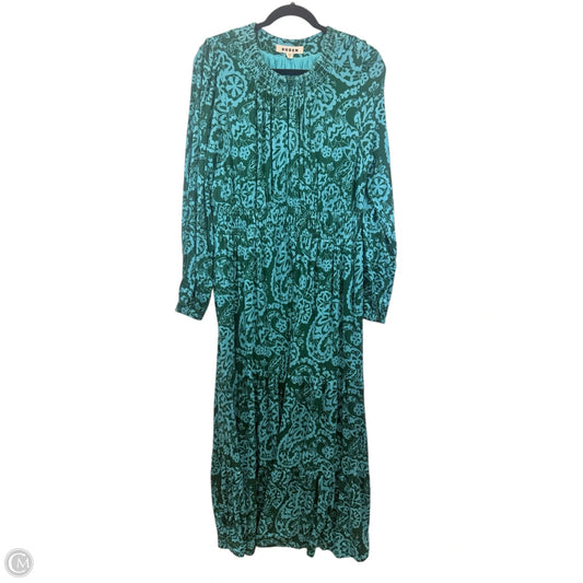 Dress Casual Maxi By Boden In Green, Size: 12