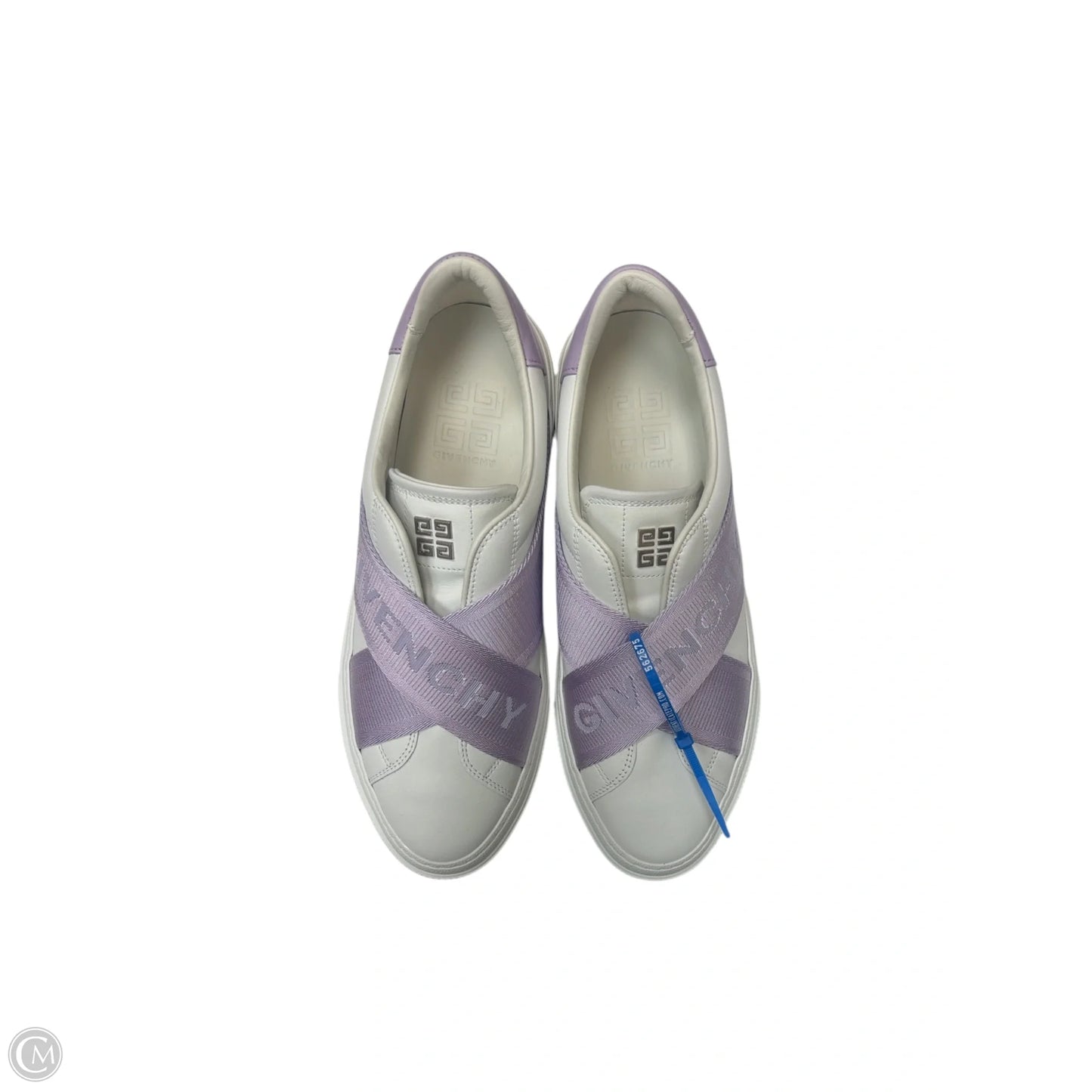 Shoes Luxury Designer By Givenchy In Purple & White, Size: 11