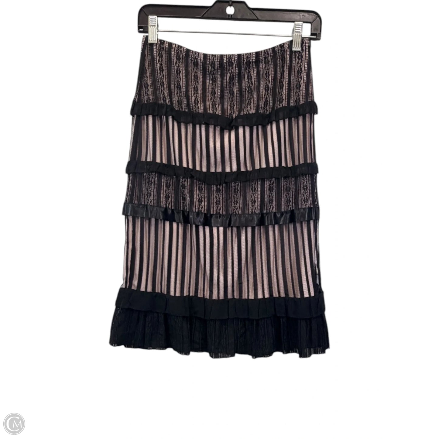 Skirt Maxi By Express In Black & Tan, Size: Xs