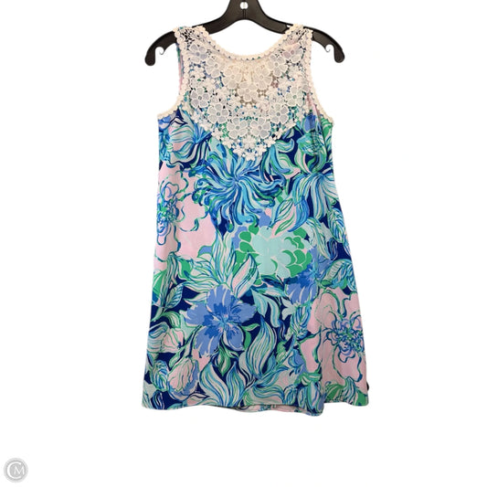 Dress Designer By Lilly Pulitzer In Blue & White, Size: Xxs