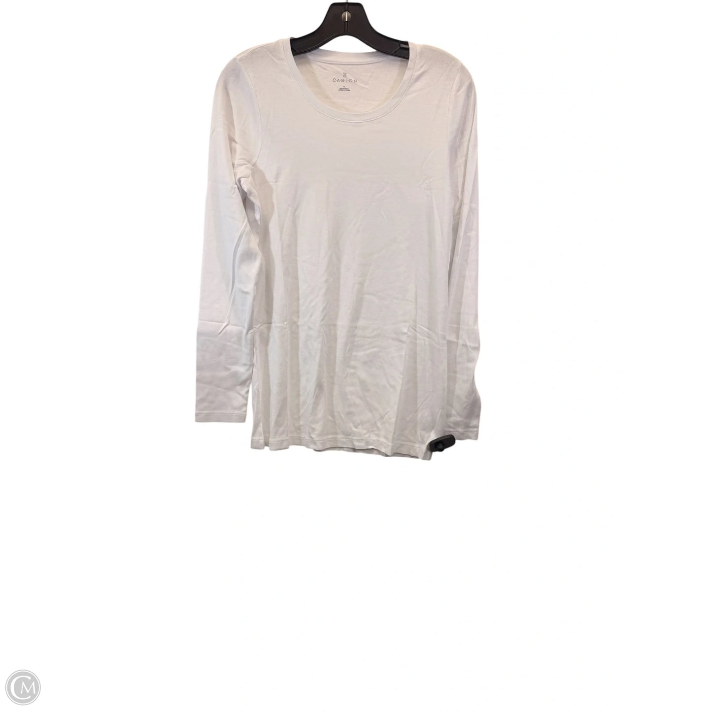 Top Long Sleeve Basic By Caslon In White, Size: Xl