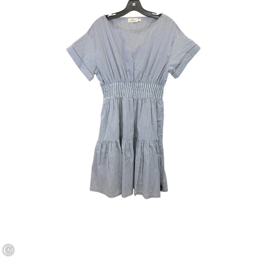 Dress Casual Midi By Vineyard Vines In Blue & Grey, Size: Xs