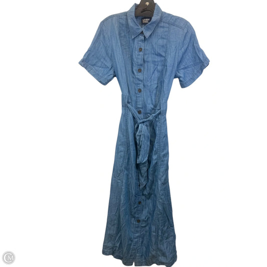 Dress Casual Maxi By Lands End In Blue, Size: S