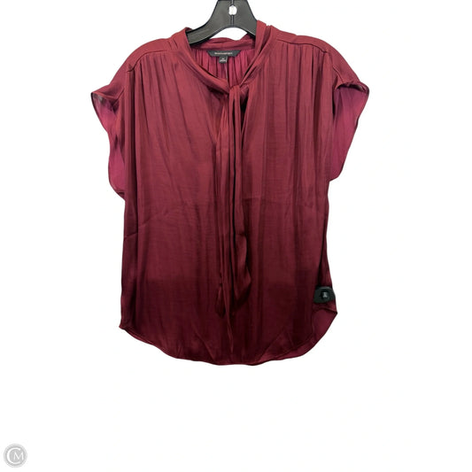 Top Sleeveless By Banana Republic In Maroon, Size: M