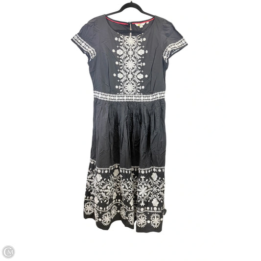 Dress Casual Maxi By Boden In Black & White, Size: Xl