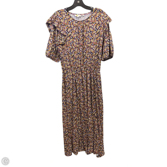 Dress Casual Maxi By Boden In Floral Print, Size: Xl
