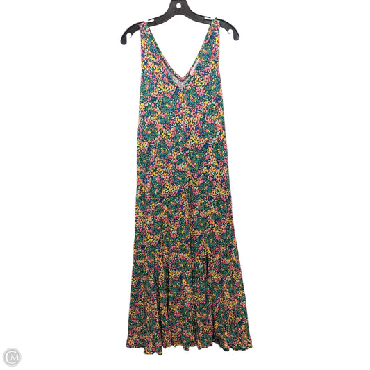 Dress Casual Maxi By Loft In Floral Print, Size: L