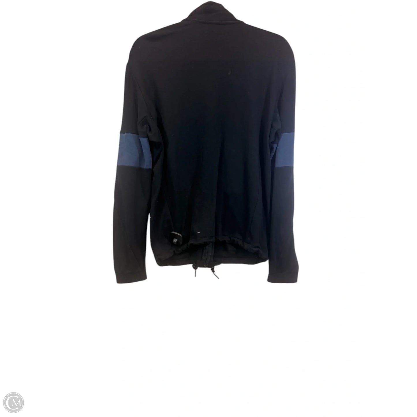 Athletic Jacket By Theory In Black & Blue, Size: S
