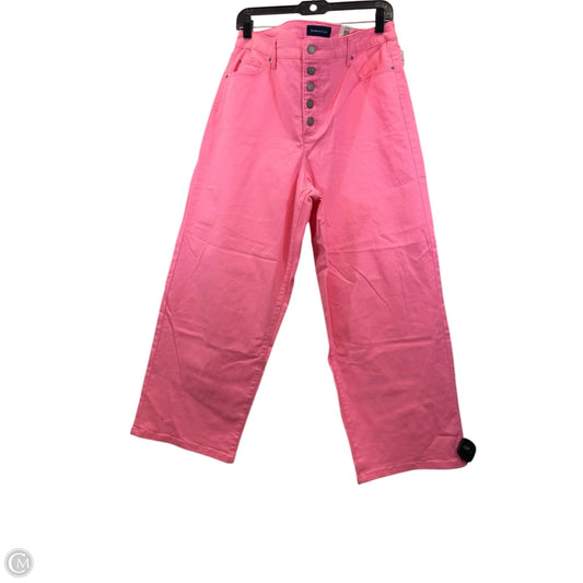 Jeans Wide Leg By Charter Club In Pink, Size: 16