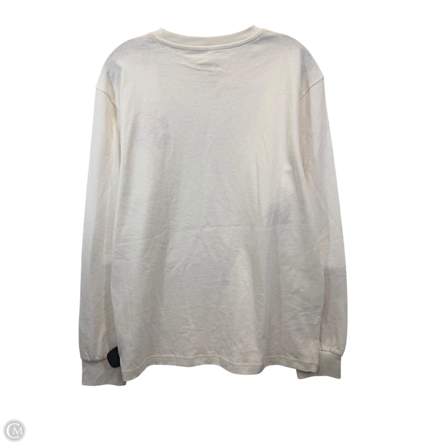 Top Long Sleeve Basic By Goodfellow In Cream, Size: M