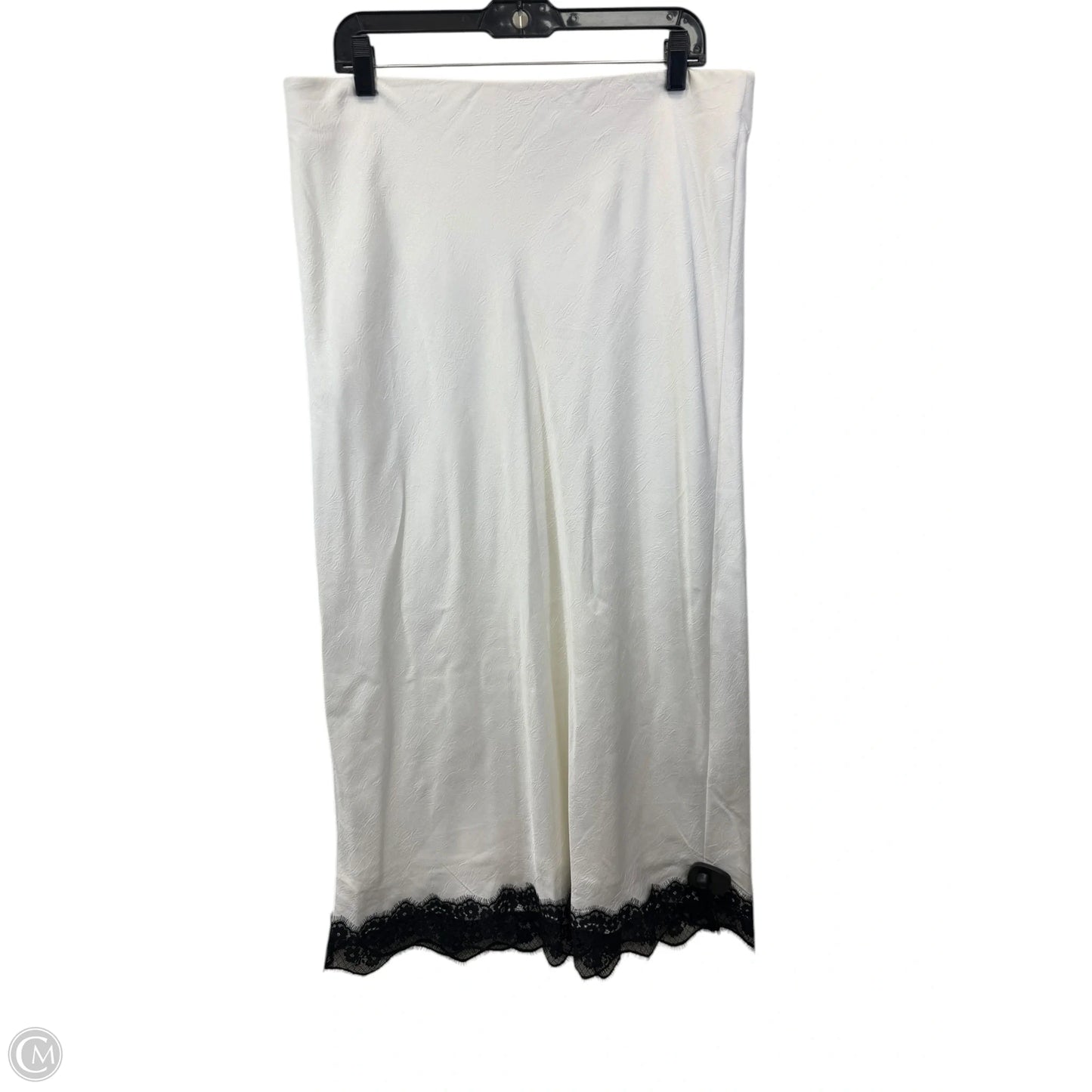 Skirt Maxi By A New Day In Black & Cream, Size: L