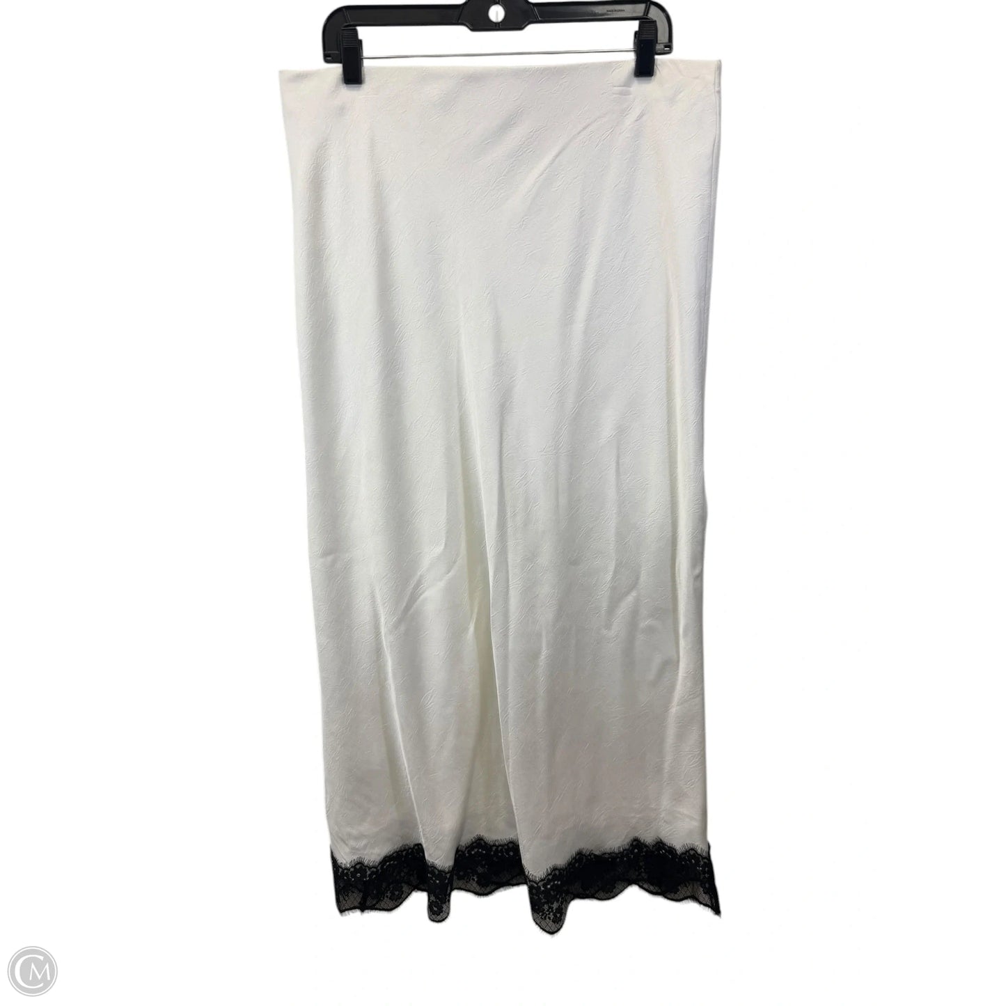 Skirt Maxi By A New Day In Black & Cream, Size: L