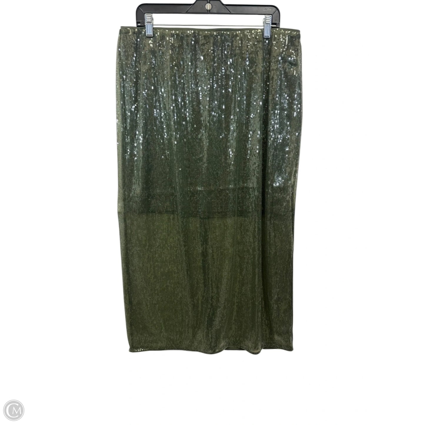 Skirt Maxi By A New Day In Green, Size: Xl