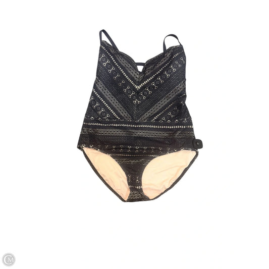 Swimsuit By Bleu In Black, Size: 3x