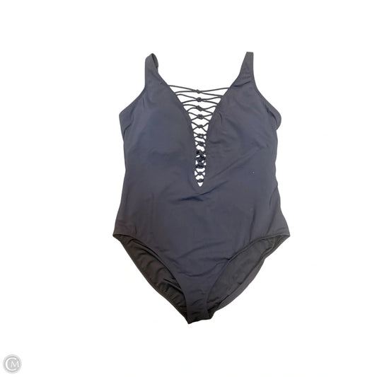 Swimsuit By Bleu In Black, Size: 3x