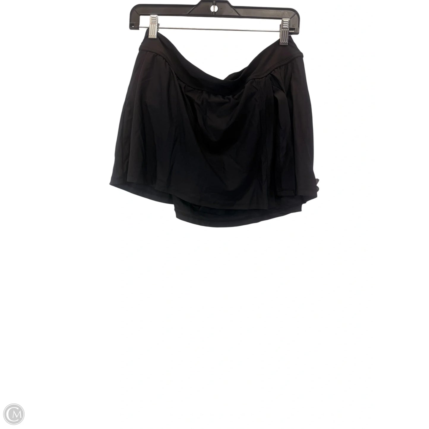 Athletic Skort By Anne Cole In Black, Size: Xl
