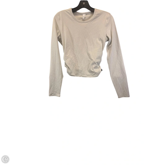Athletic Top Long Sleeve Crewneck By Lululemon In Grey, Size: 8