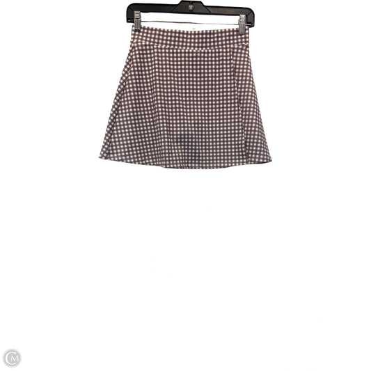 Skort By Talulah In Brown & White, Size: M