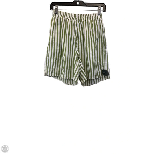 Shorts In Green & White, Size: S