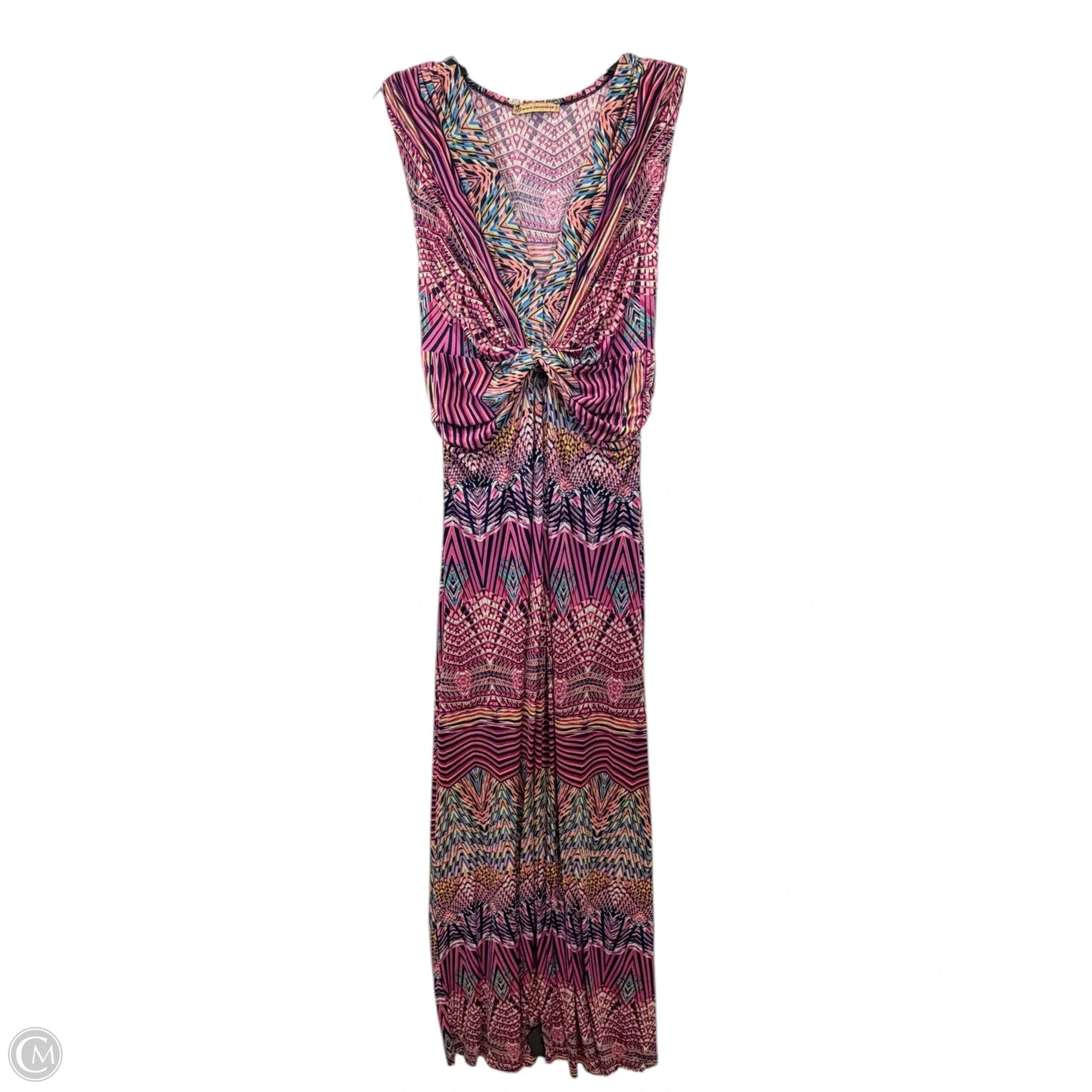 Dress Casual Maxi By Maille Demoiselle In Blue & Purple, Size: L