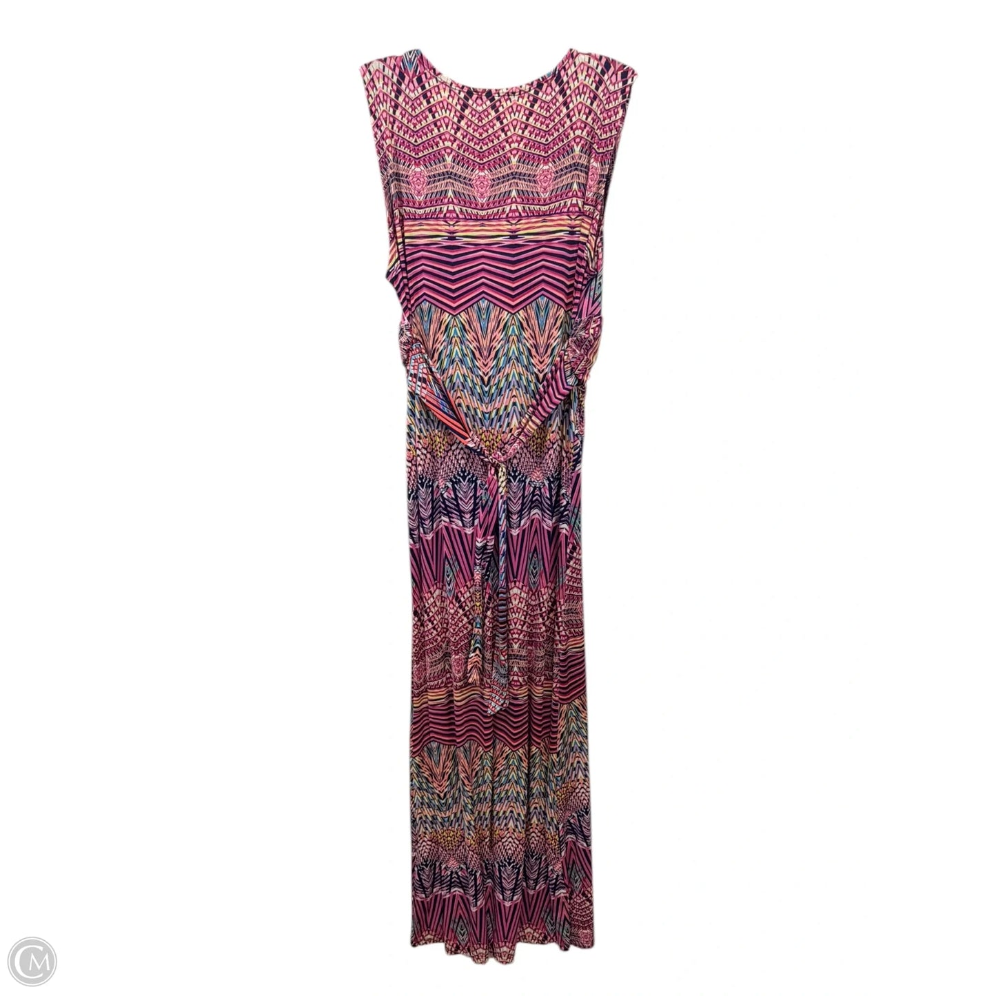 Dress Casual Maxi By Maille Demoiselle In Blue & Purple, Size: L