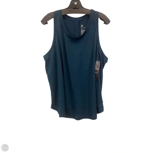 Athletic Tank Top By All In Favor In Teal, Size: Xxl