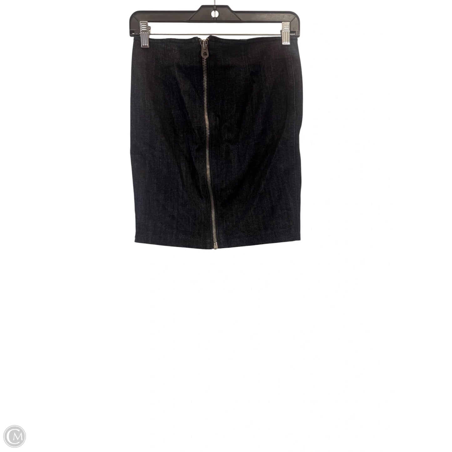 Skirt Mini & Short By Juicy Couture In Blue Denim, Size: Xs