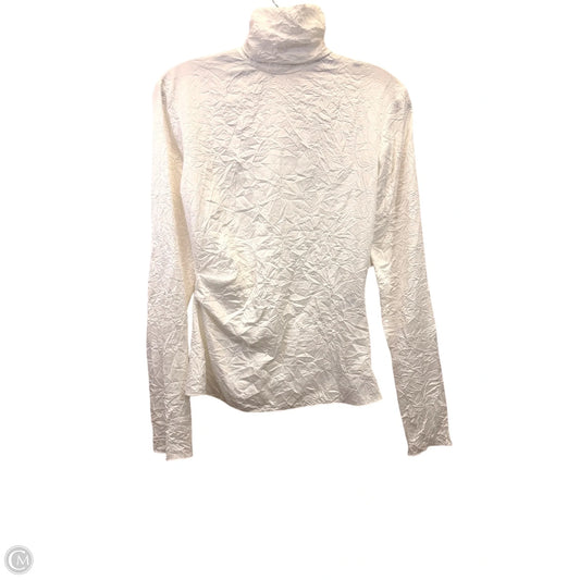 Top Long Sleeve By Zara In White, Size: Xxs